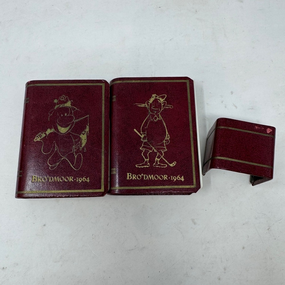Vintage 1964 Broadmoor Hotel Playing Cards Set Golf Fishing Vic Take Cartoons
